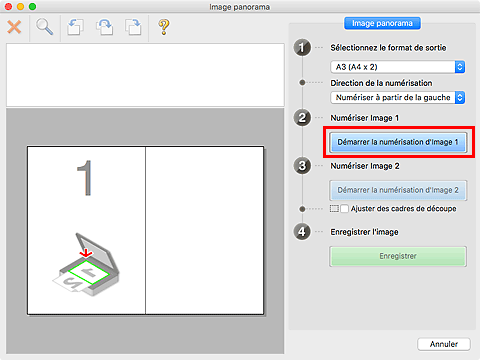 figure : fenêtre Image panorama